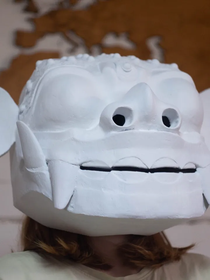 Balinese Barong Mask, Barong Mask, Ritual Mask for Barong Dance Halloween or Cosplay