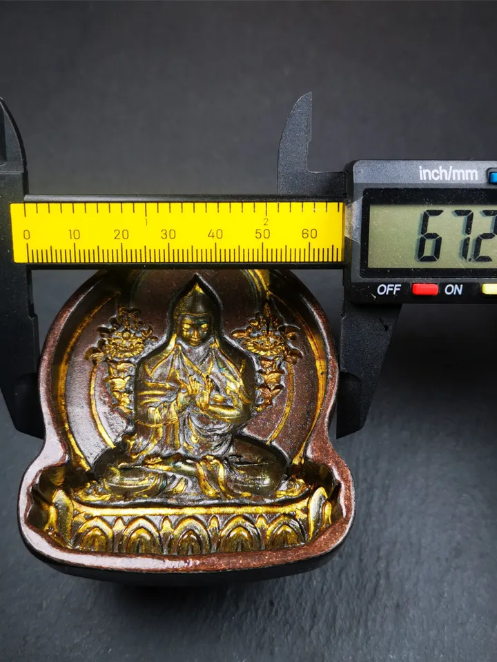 Gandhanra Tibetan Buddha Statue Tsa Tsa Mold,Je Tsongkhapa,Copper Mould For Making Clay Buddha Statue,Tsha Tsha