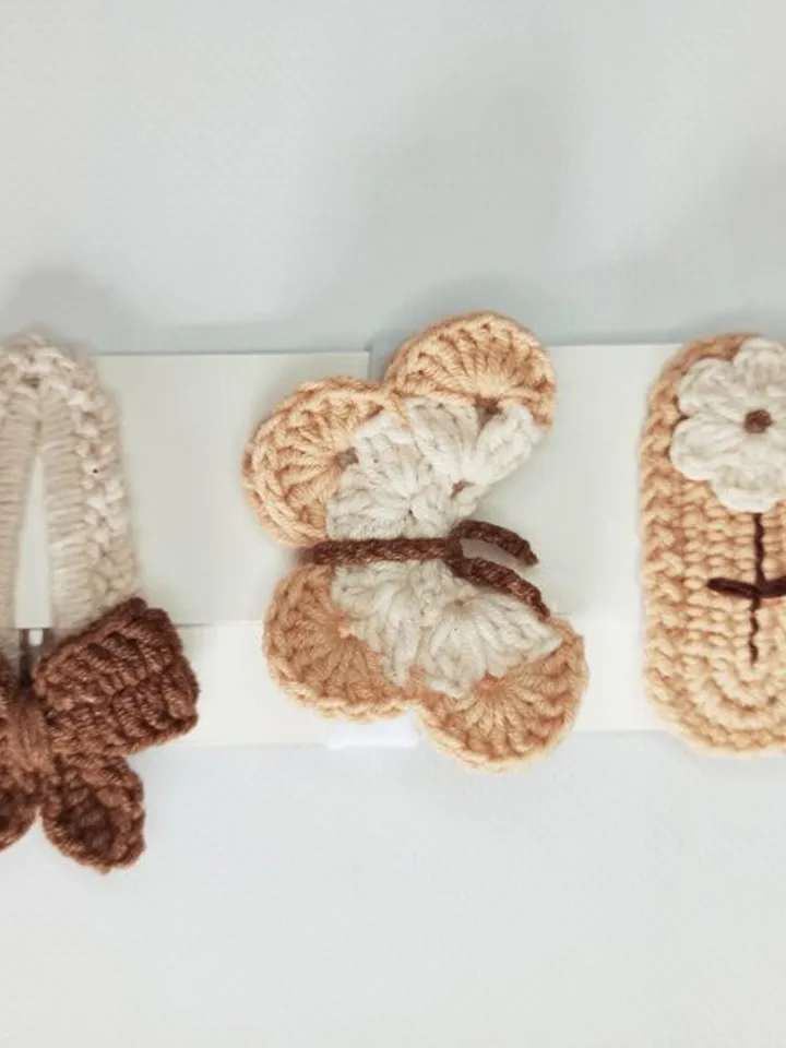 Set accessories for hair,crochet hairpin for girl,rubber bands for hair