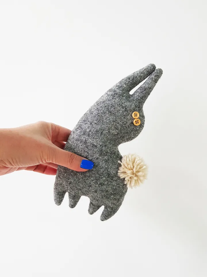 bunny sewing pattern pdf, rag doll tutorial in English, stuffed animal sewing diy