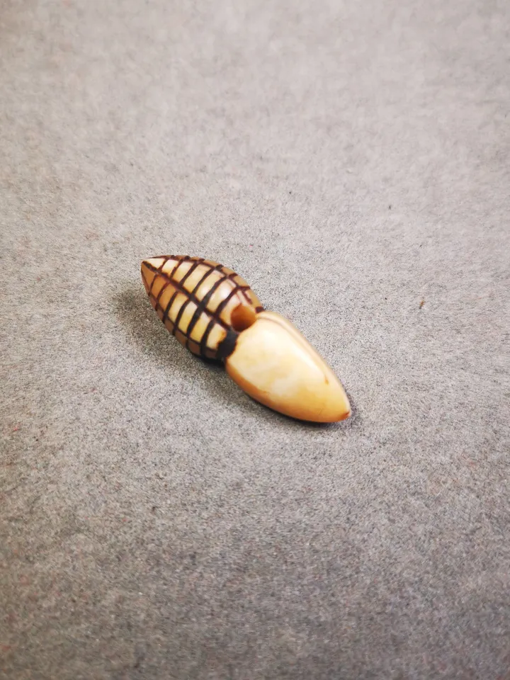 Gandhanra Handmade Tibetan Pendant Bead,Bone Carved Spacer Bead for Mala,Niang La Tsa Tsa Statue,Stupa Amulet,Pagoda Pendant