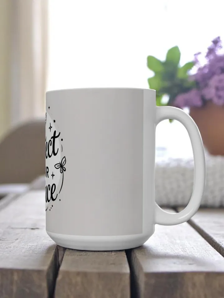 Protect Your Peace Ceramic Mug, Inspirational Coffee Cup, Self-Care Gift, Motivational Tea Mug, Mindfulness Present, Cozy Drinkware