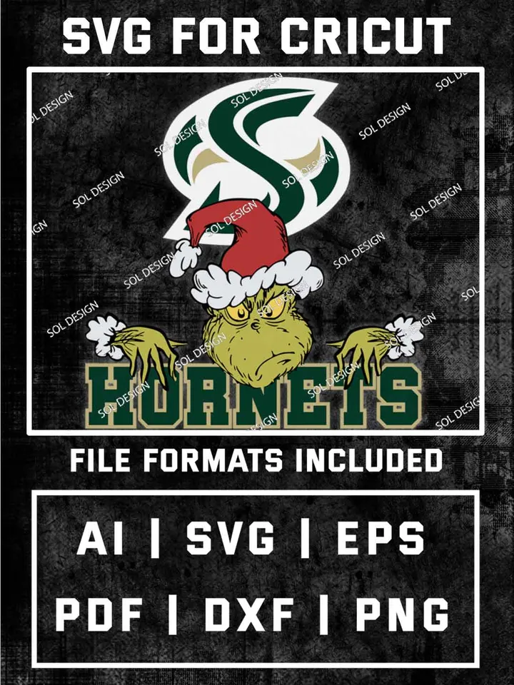 Grinch Sacramento State Hornets SVG, NCAA SVG Design, NCAA Sacramento State Hornets SVG, NCAA Hornets Cricut, Christmas Svg, Grinch svg, Digital Download
