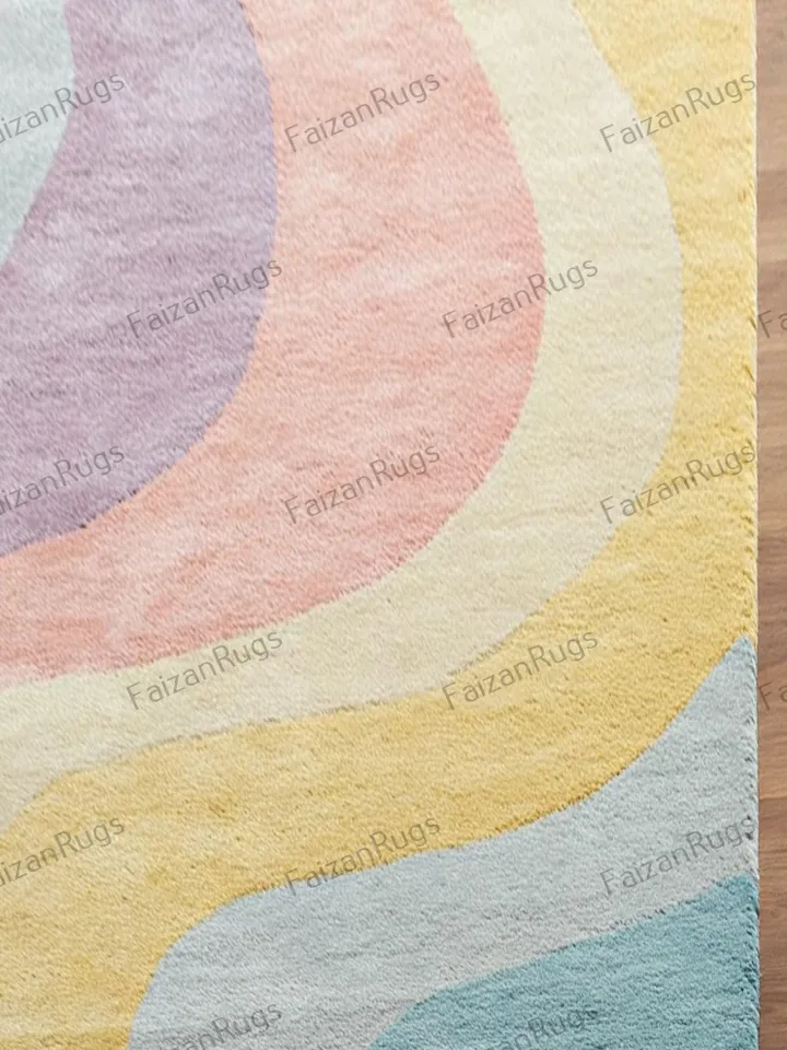 Buy multi color rug, kids rug, area rug, Rainbow, living room, Dining decor, Bedroom rug, 9x12,10x14,6x9, rugs for kids room, colorful rug