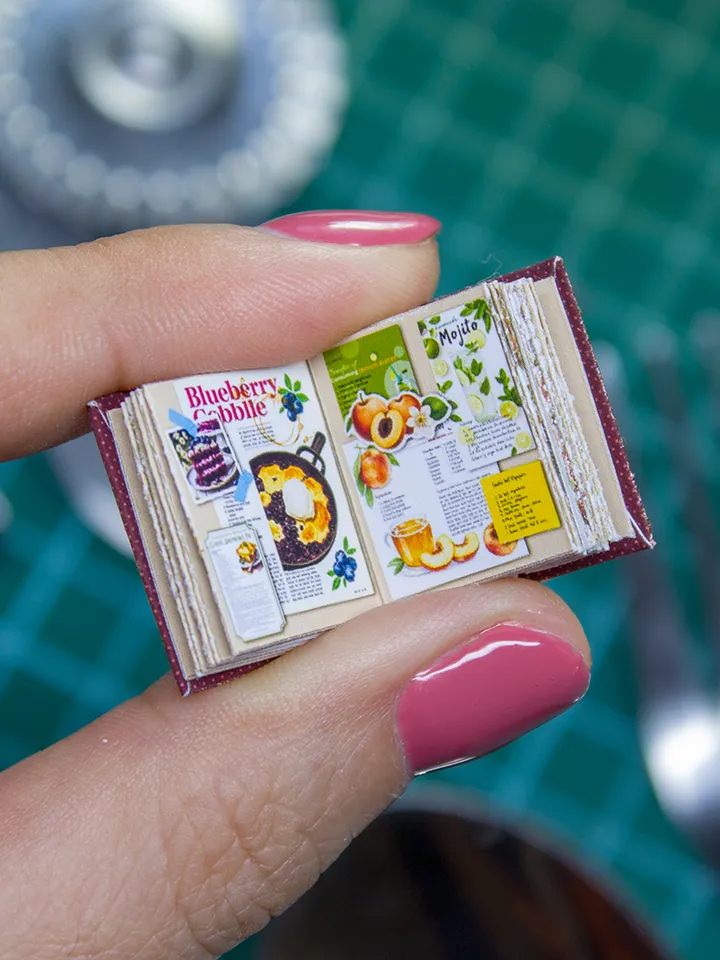 TEMPLATE Miniature recipe book