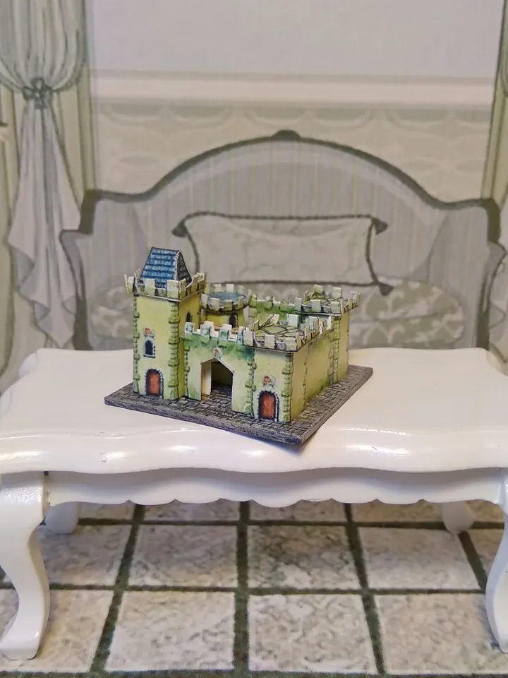 Fortress for a dollhouse.1:12 scale.