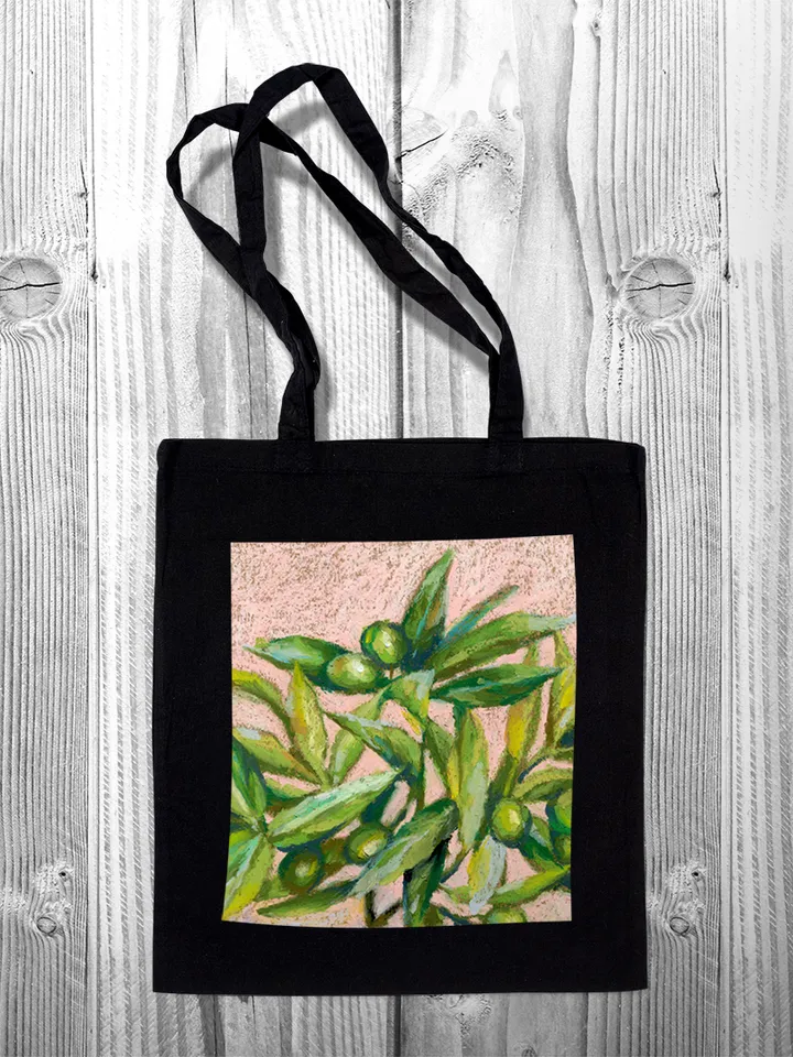Print template, Still life, Olive tree branch in a glass vase, Digital file for printing and design, Poster for the kitchen