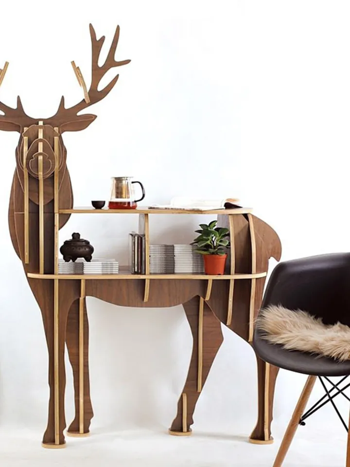Digital Template Cnc Router Files Cnc Deer Files for Wood Laser Cut Pattern