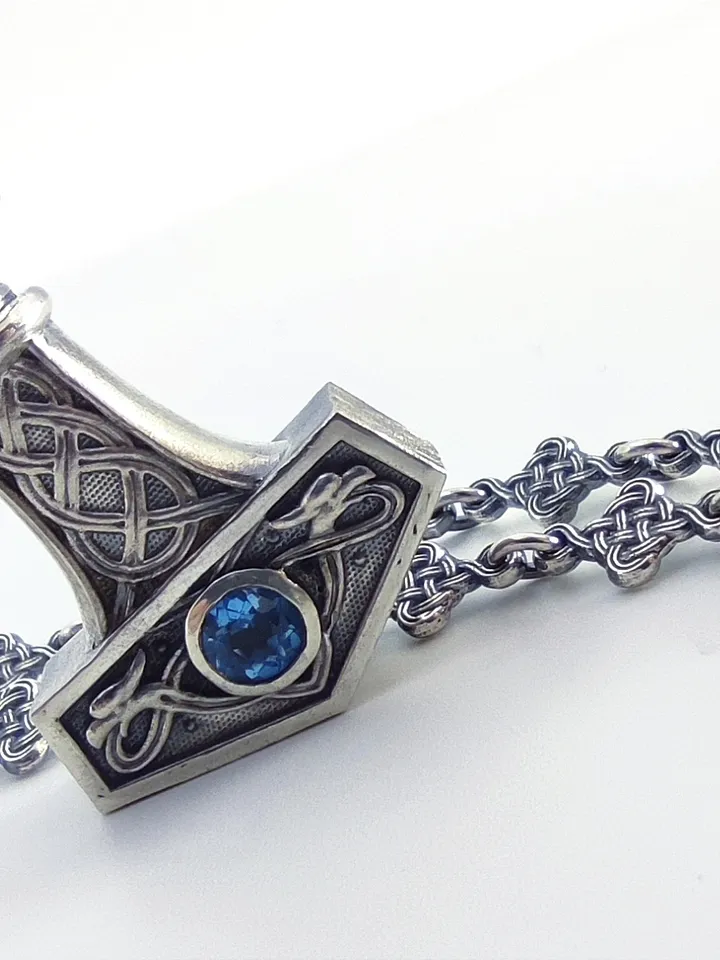 Thor's hammer + genuine leather cord