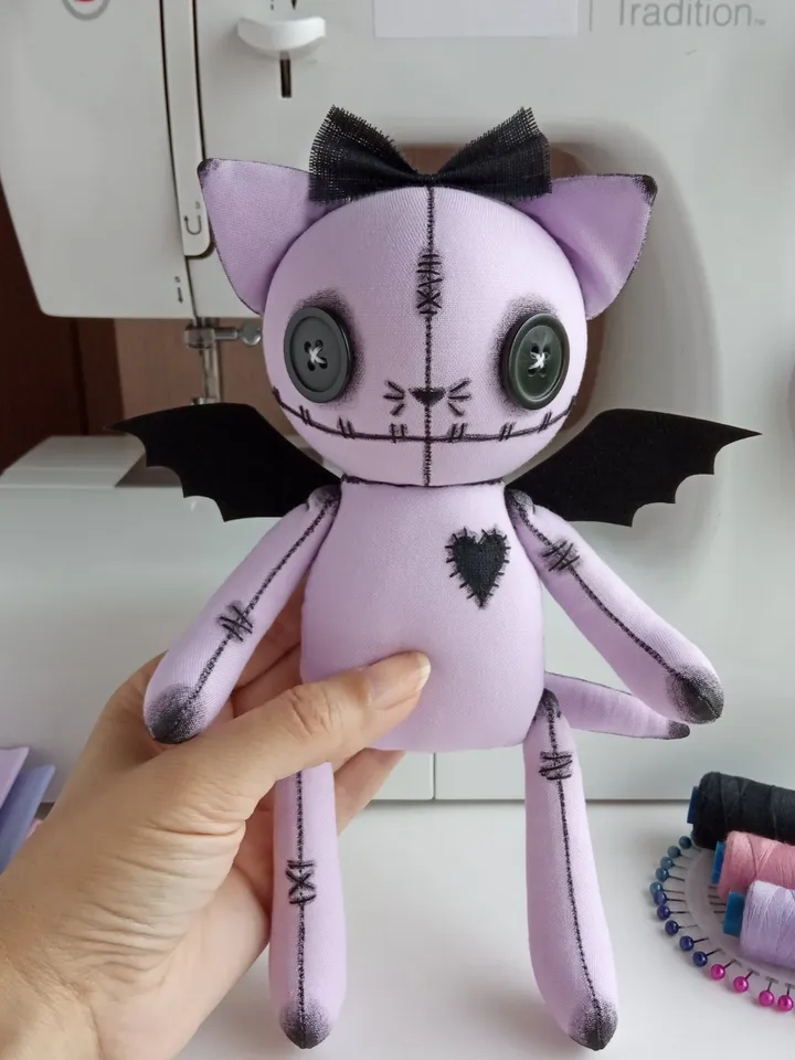 Handmade Cat Doll – Violet