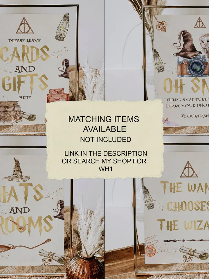APOTHECARY; Wizard Baby Shower; Magic School Baby Shower template; Instant Download; wh1