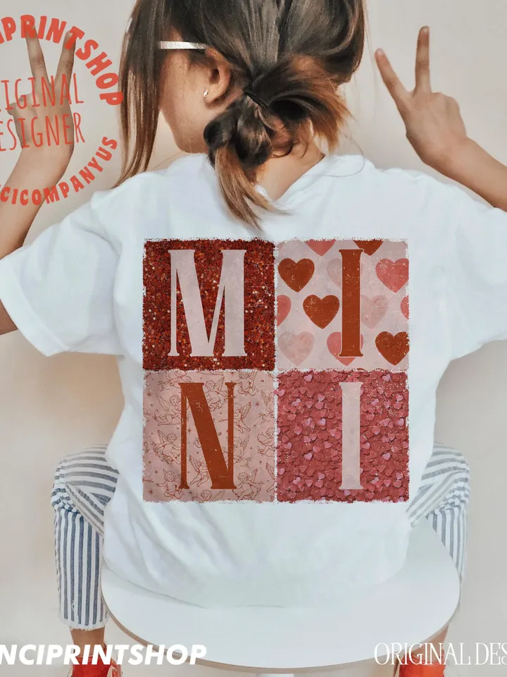 Retro Boho Mini Valentine png, Retro Valentine png, Kids Valentine png, Toddler valentine png, Girl Sublimation, Mini png, Valentines png