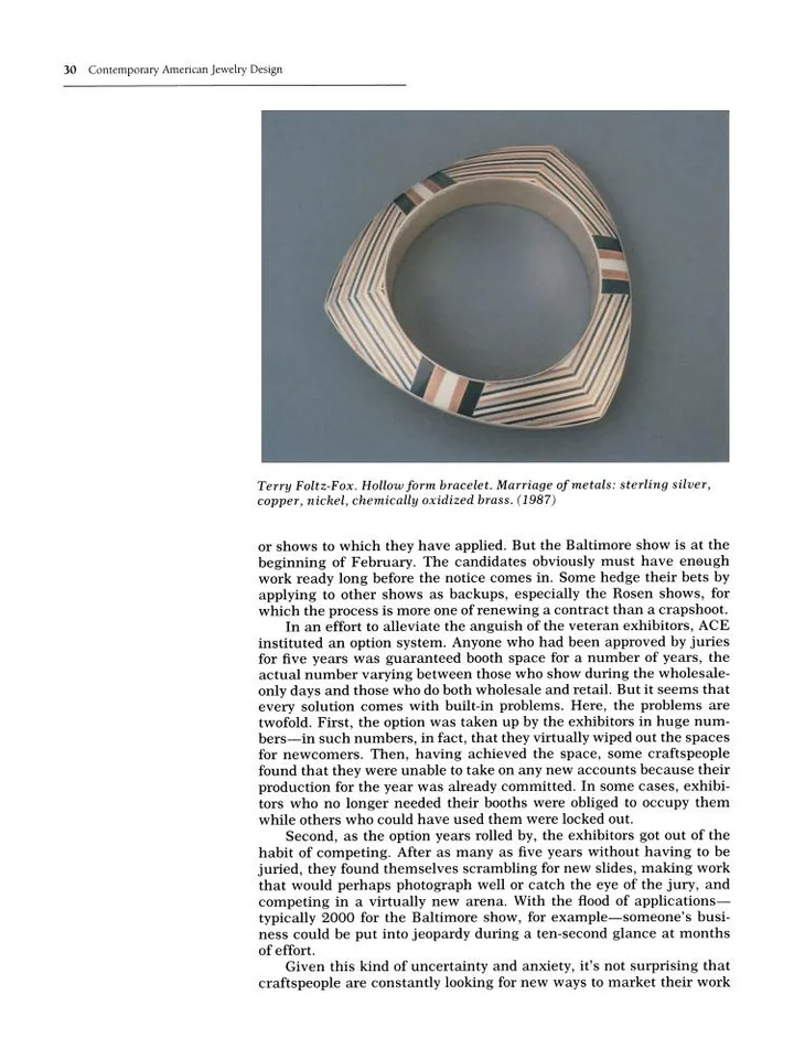 Contemporary American Jewelry Design