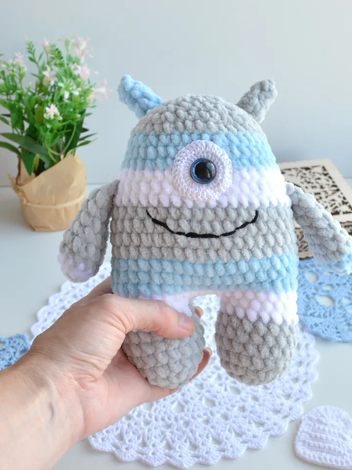 Monsters crochet pattern, Amigurumi crochet pattern PDF