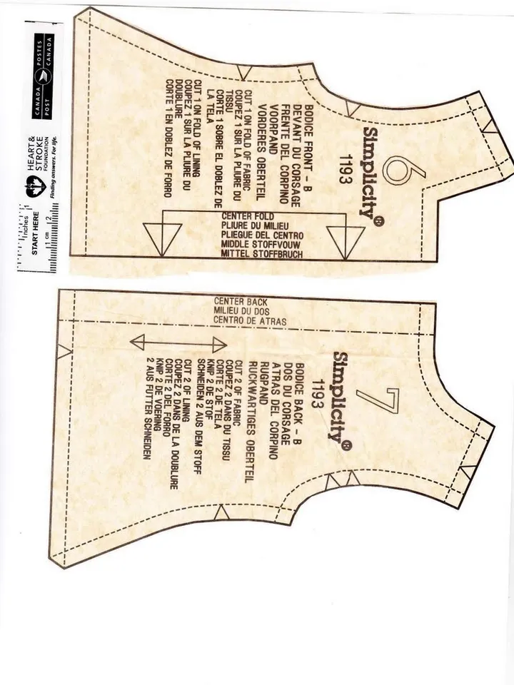 Vintage Sewing Pattern Dolls 18" Copy Simplicity 1193 Wardrobe Clothes for Dolls 18" Digital Download PDF