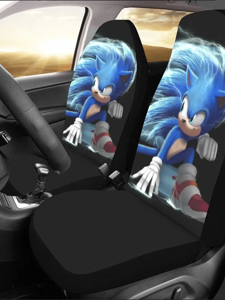 Sonic Car Seat Covers Set of 2 Universal Size
