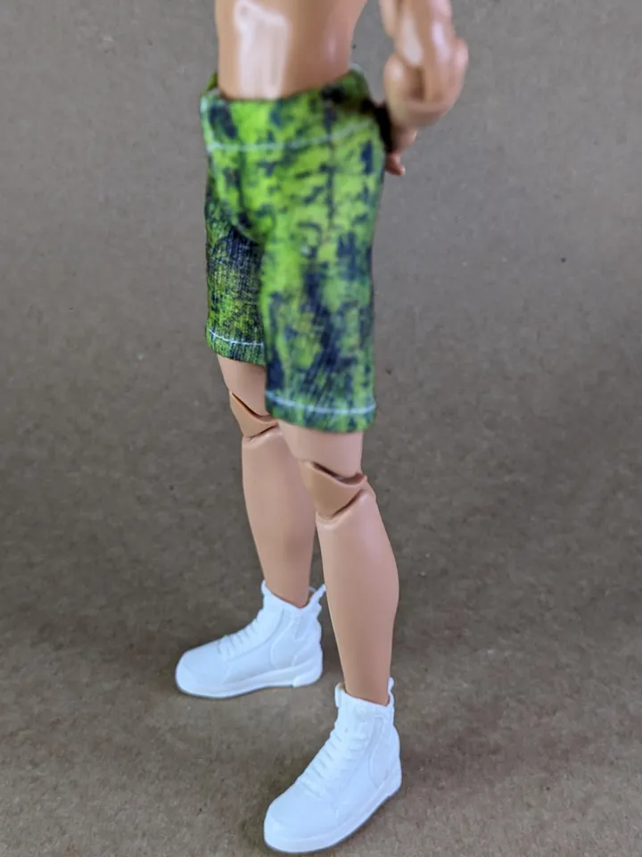 Natural printed elastic shorts for for 12 inch fashion male dolls