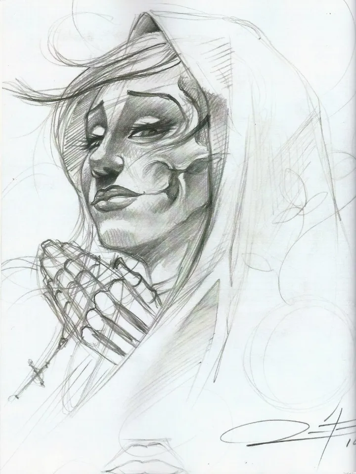 Johnny Quintana Till Death Head Drawing Techniques