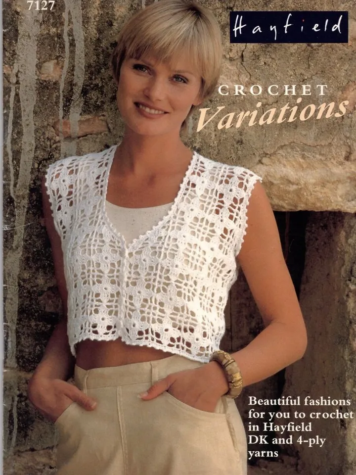 Crochet pattern top, halter top crochet, women ladies crochet top pdf