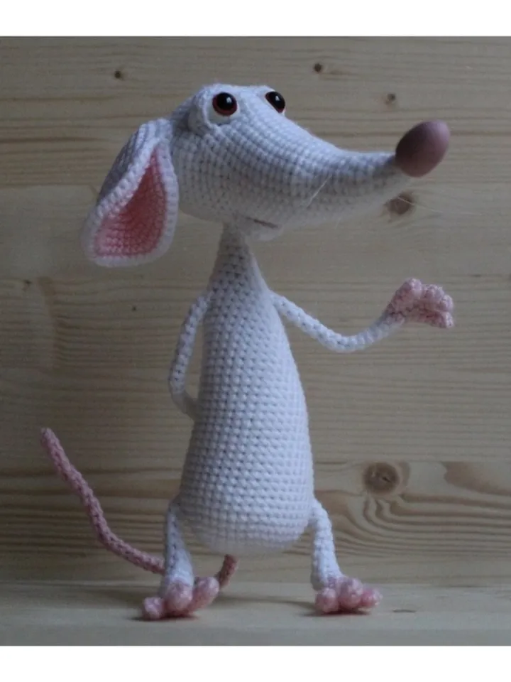 Crochet pattern rat (mouse) - digital pattern PDF