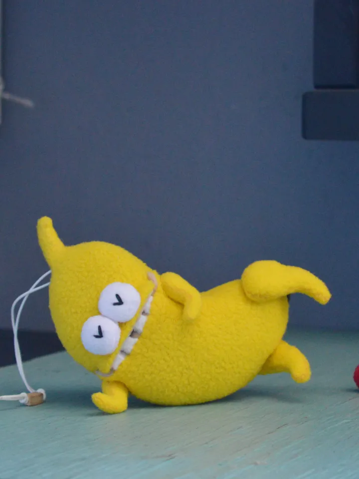 PDF Plush Toy Pattern – Fleece Banana Softie Tutorial