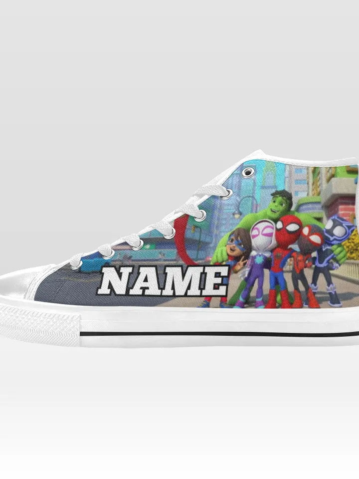 Spidey and amazing friends Shoes Custom NAME