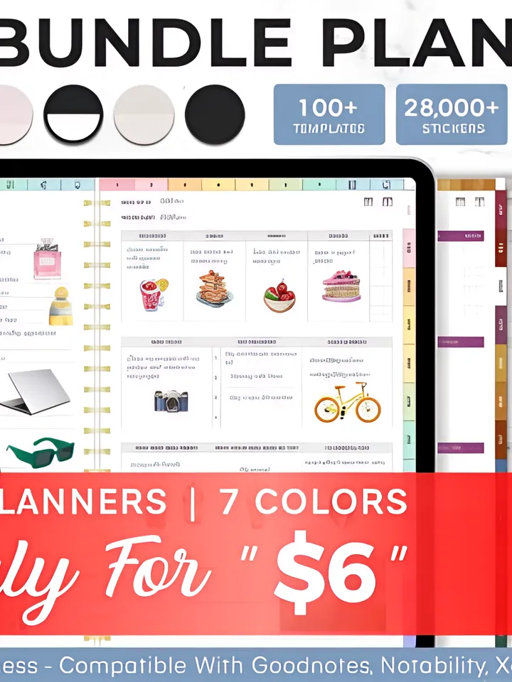 2025 Bundle Digital Planner, Goodnotes