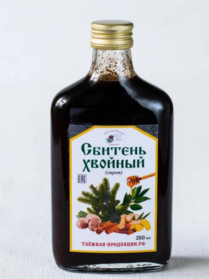 Sbiten Syrup "Coniferous" Is An Old Russian Drink Natural Product From The Siberian Taiga 250 Ml / 8.45 Oz