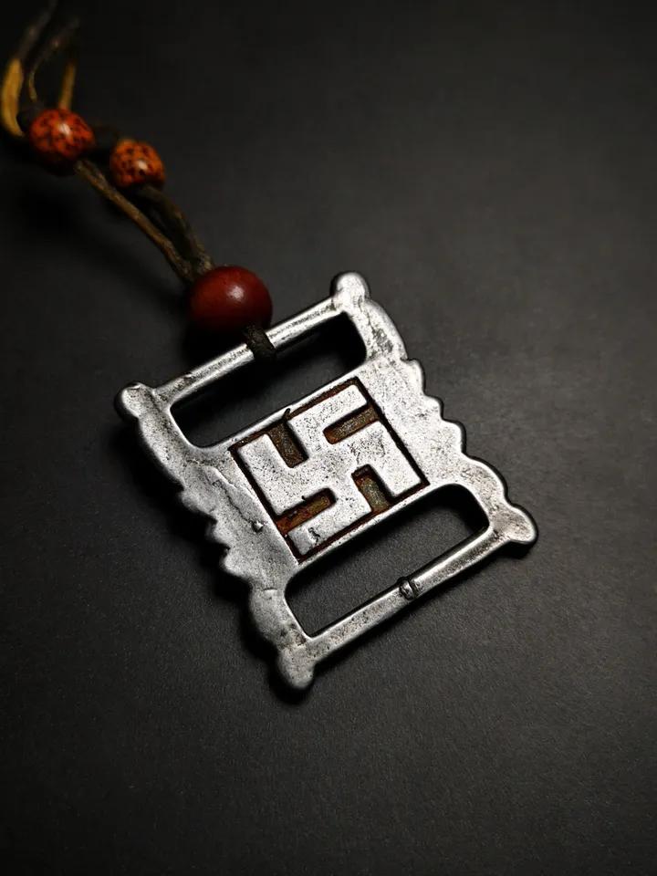 Gandhanra Handmade Scripture Book Buckle,DIY Buckle for Book,Belt,Made of Cold Iron
