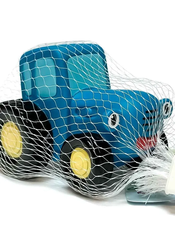 Origina Blue Tractor Bath Toy Cartoon Character Figure, Original, 8 cm / 3.15"