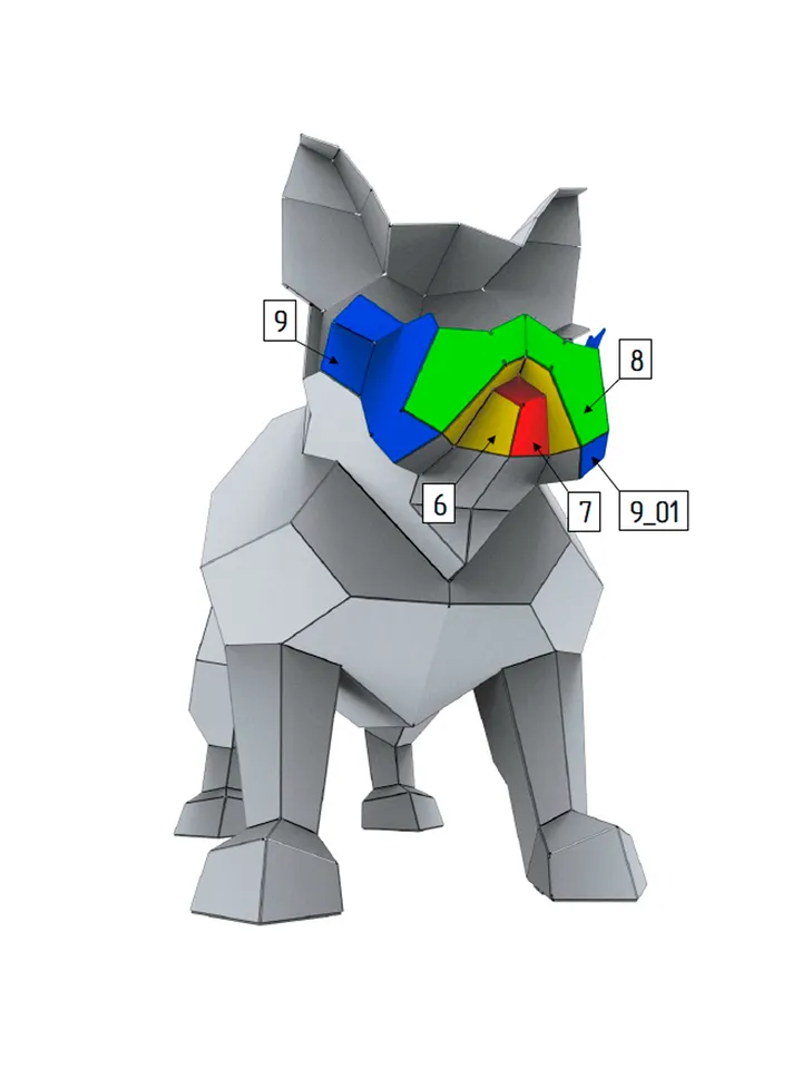 Welding Project Plans Drawings French Bulldog (DXF, PDF)