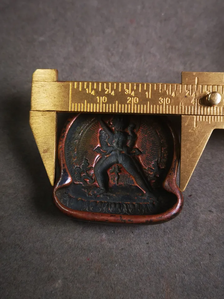 Gandhanra Old Tibetan Buddha Statue Tsa Tsa Mold, Vajrayogini ,DIY Tsha Tsha Statue,the Dakini of All Buddhas,Tantric Female Buddha
