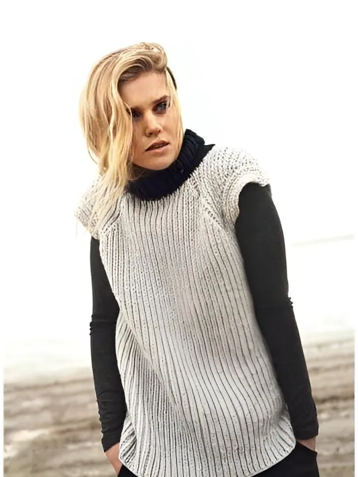 Vest pattern, easy knitting pattern, sweater pattern, top knitting pattern, chunky vest waistcoat knitting pattern instant download