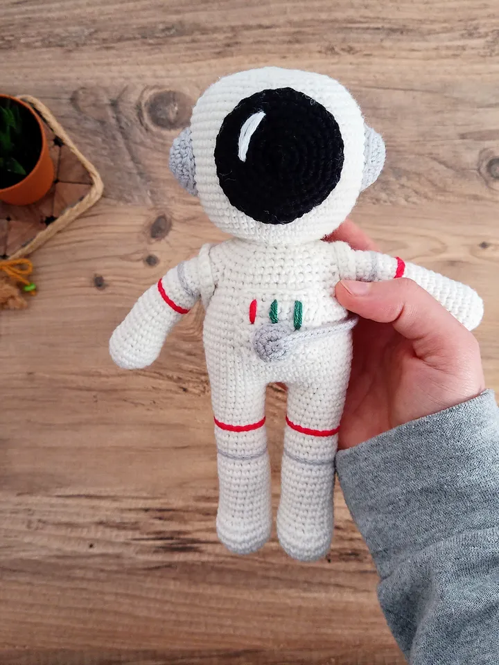 Crochet Astronaut Toy, Astronaut Baby Shower Gift, Spaceman Plush Toy, Astronaut Plushie, Space Gift For Him, Astronaut Birthday Gift