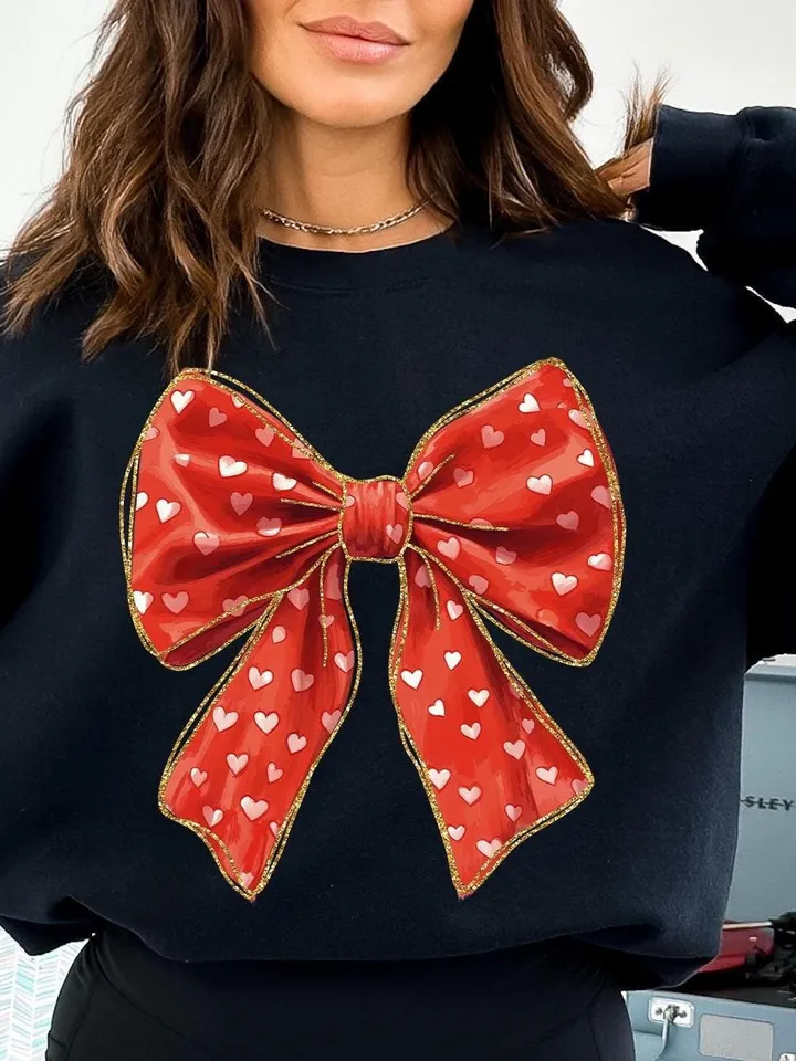 Valentine day Heart Coquette bow Png, Retro Valentine Shirt Design, Valentine Png, Valentine Love Png, Heart Valentine bow png
