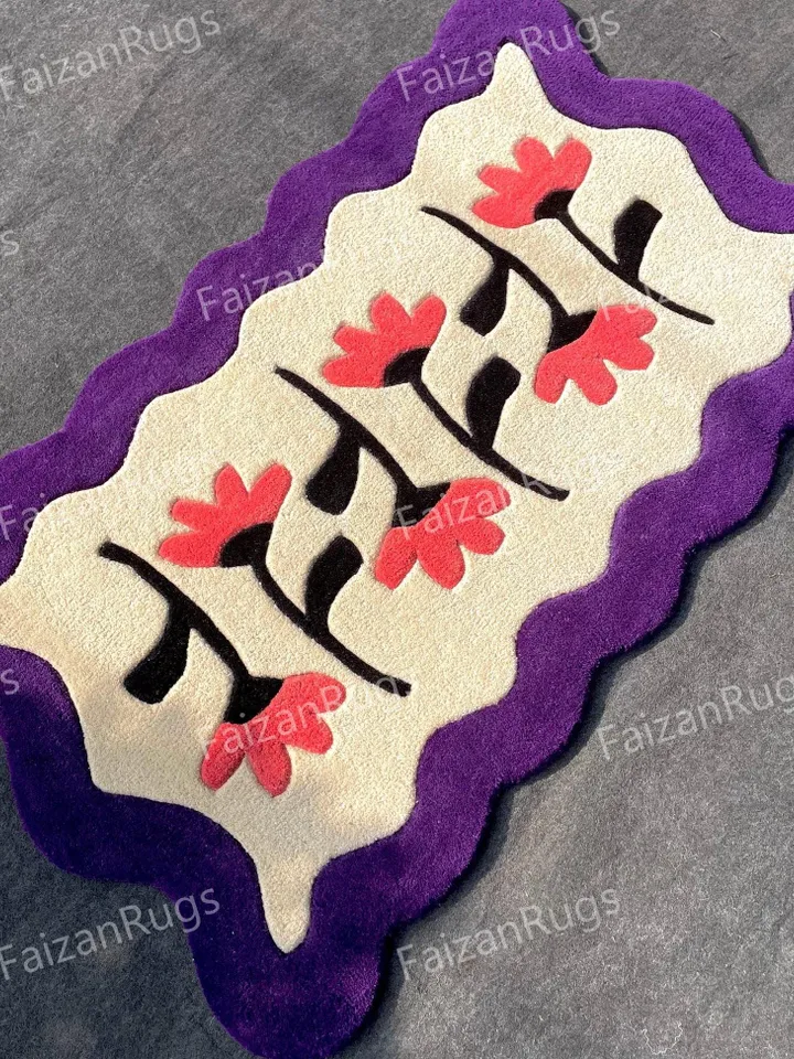 Buy Sunflower Hand Tufted Rug 100% Wool For Living Room | Bed Room | Kids Room | Drawing Room | Hall In Any Size 10x14,10x12,9x12,8x10,6x9