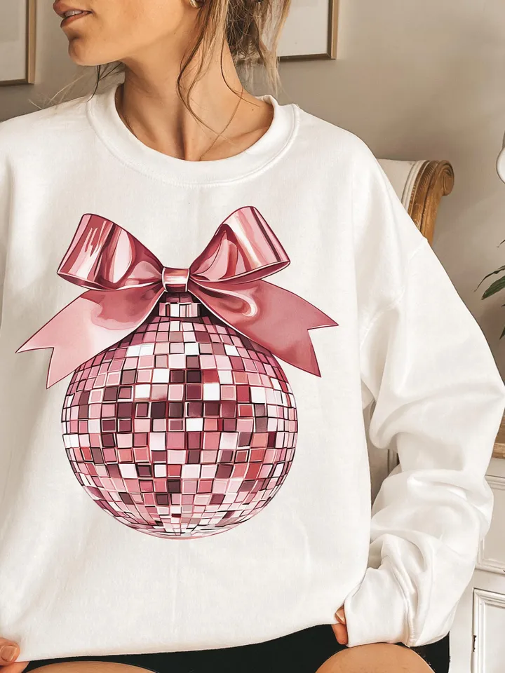 Disco ball png, New Years png,2025 png, Pink Christmas png,Christmas sublimation,Coquette,Trending png,Retro Holidays png, Holiday vibes png