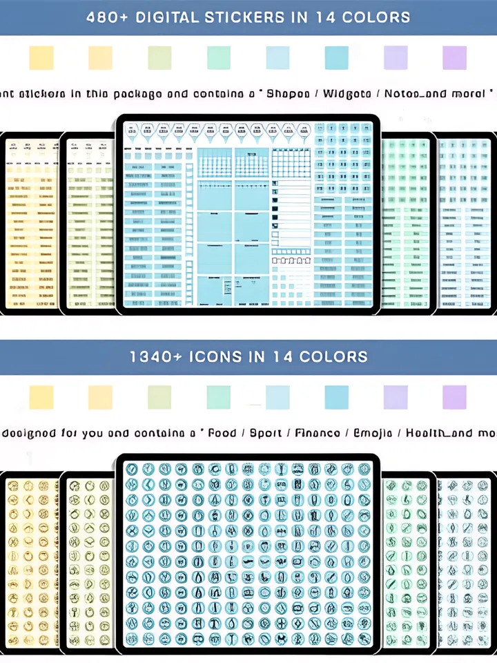 2025 Bundle Digital Planner, Goodnotes