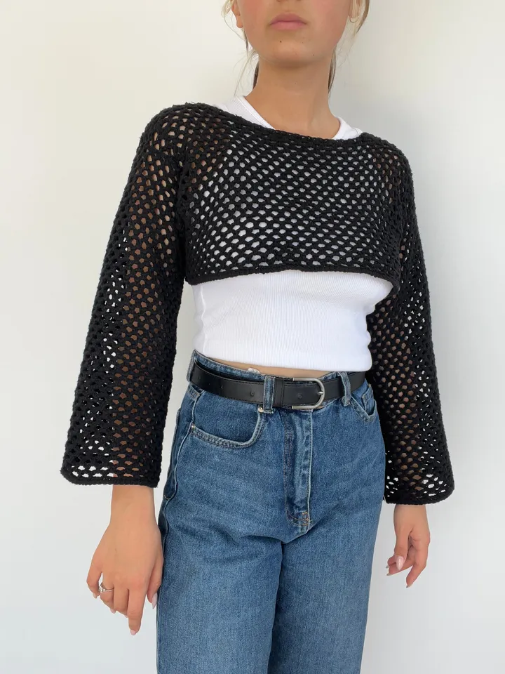 crochet mesh top pattern , mesh sweater, Crop Sweater, Mesh Pattern, Crop Top , Crochet Mesh Jumper
