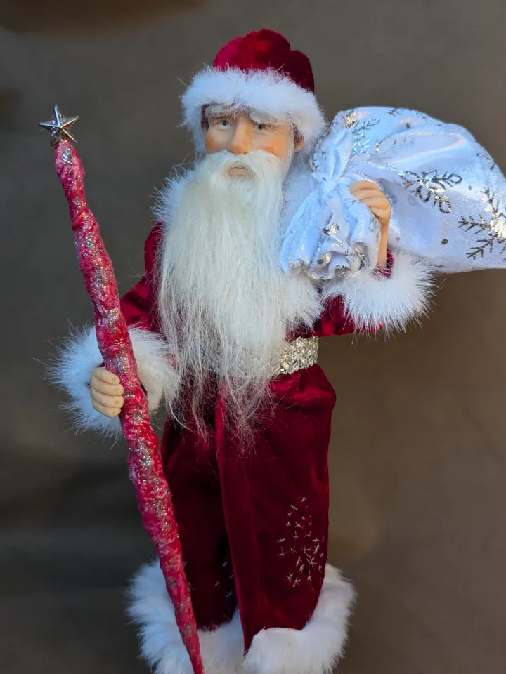 A handmade doll.