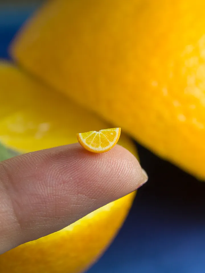 TUTORIAL Miniature orange fruit with polymer clay