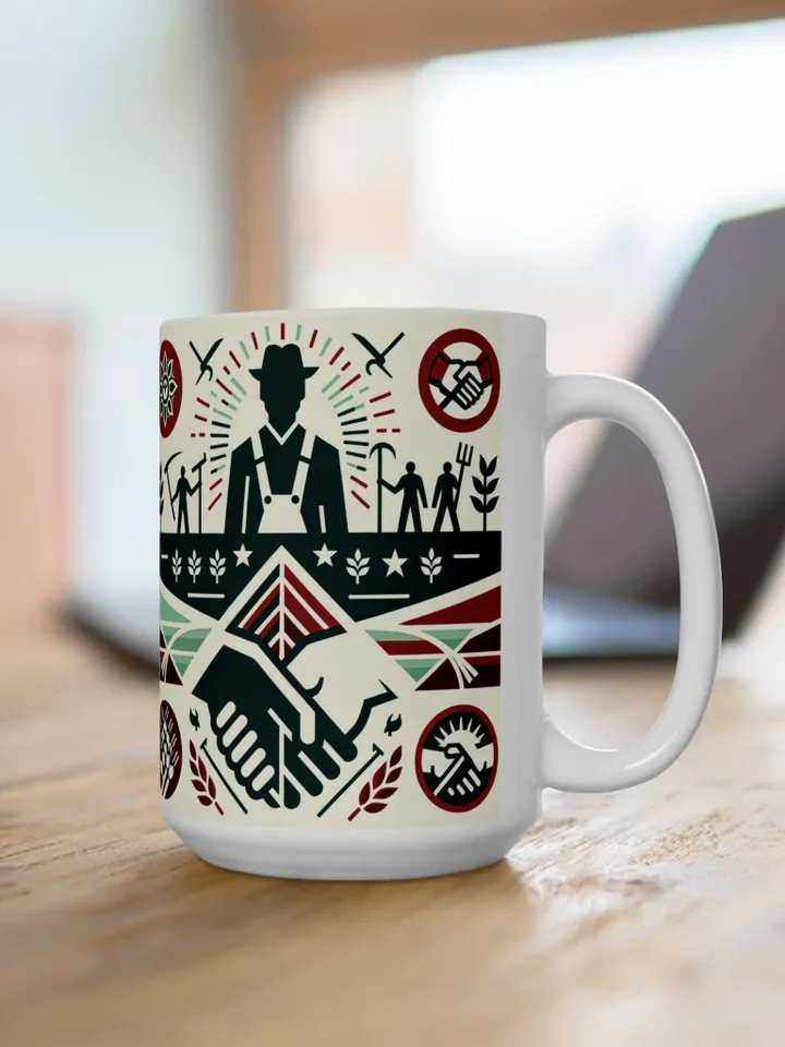 Ceramic Mug, Sí Se Puede Coffee Cup, Worker Solidarity Gift, Social Justice Mug, Farm Workers Unite Cup, César Chávez Day Gift, 11oz &