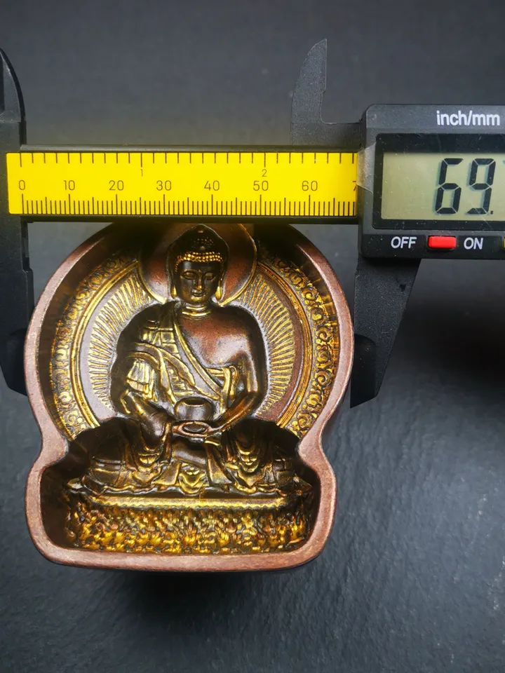 Gandhanra Tibetan Buddha Statue Tsa Tsa Mold,Amitayus,Amida,Amitabha,Copper Mould For Making Clay Buddha Statue,Tsha Tsha