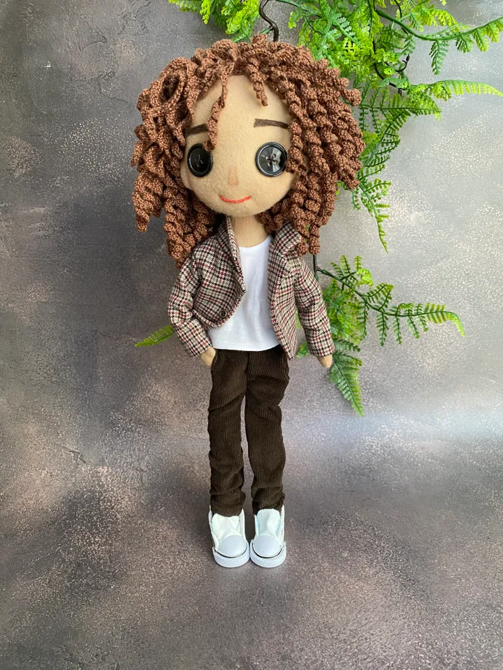 Wybie Lovat Doll. Rag doll Handmade  .