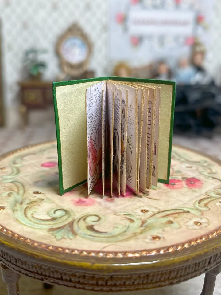 Book for a dollhouse. 1:12. Book for dolls. Handmade.