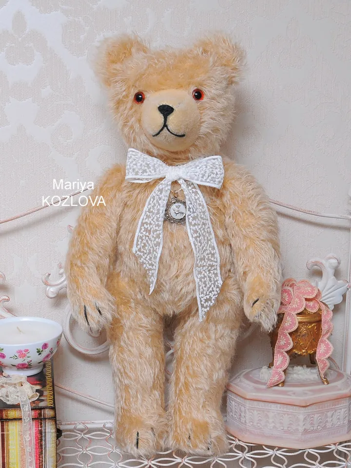 PDF Antique Teddy Bear Sewing E-Pattern 20" Artist design Besties Bears/ Mohair Bear 1930/ traditional old German bear