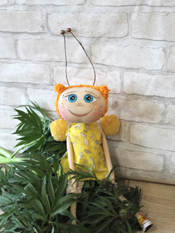 Rag doll pattern pdf -  Ragdoll with clothes - Doll sewing pattern – Doll clothes pattern – 12 inch doll pattern
