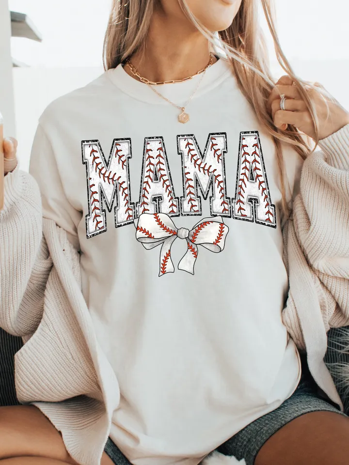 Baseball Mama png design sublimation png retro mama png mothers day png design varsity mama png Coquette png tee shirt png baseball png