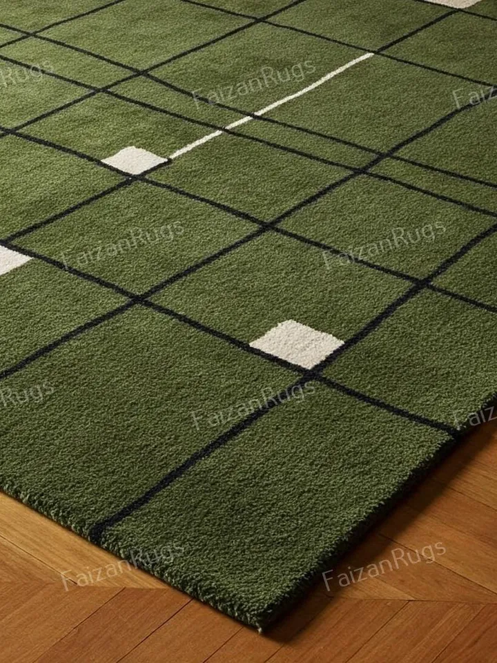 Green area rug,8x10 area rug,Rugs for living room,Handmade,Area rug,home deco,Bedroom rug,Living room rug,Kids rug,Custom rug.