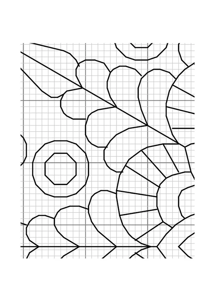 Blackwork mandala pattern PDF instant download Backstitch chart Mandala ornament for hand embroidery PDF, Mandala art, Snowflake #W41